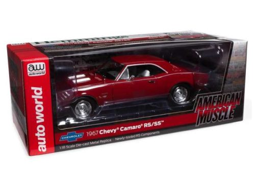 1:18 1967 Chevrolet Camaro SS/RS *Hemmings*, piros