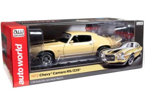 1:18 1972 Chevrolet Camaro RS/Z28, sárga/fekete stripes