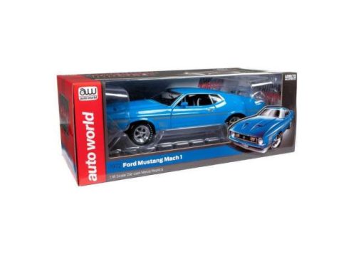 1:18 1972 Ford Mustang Mach I, kék