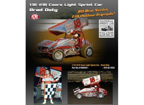 1:18 #18 Coors Light Sprint Car *Brat Ooty* 