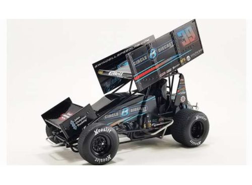 1:18 2022 #39 Christopher Bell Circle B Diecast/Swindell SpeedLab Sprint car, fekete/kék