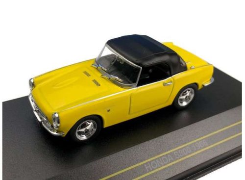 1:43 1966 Honda S800, sárga with fekete top.