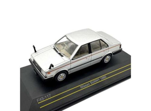 1:43 1980 Nissan Sunny Right hand drive, ezüst