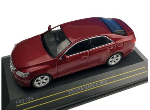 1:43 2012 Toyota Mark X, dark piros