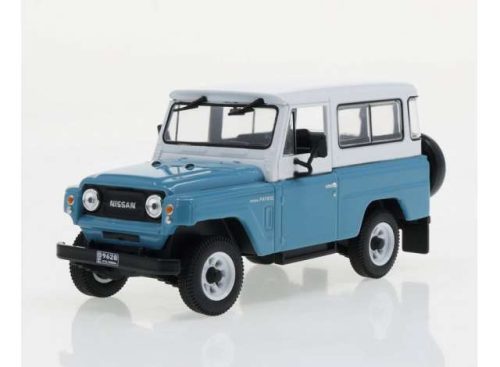 1:43 1970 Nissan Patrol 300 H60 left hand drive, light kék/fehér