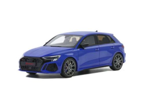 1:18 2022 Audi RS 3 Sportback Performance Edition *Resin Series*, nogaro kék