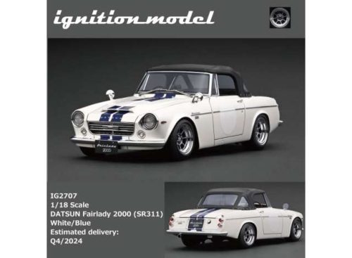 1:18 Datsun Fairlady 2000 (SR311), fehér/kék