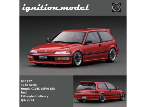 1:18 Honda Civic (EF9), SiR piros