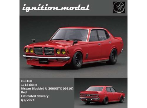 1:18 Nissan kékbird U 2000GTX (G610), piros