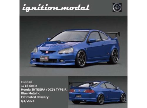 1:18 Honda INTEGRA (DC5) TYPE R, kék metallic