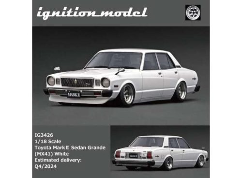 1:18 Toyota Mark II Sedan Grande (MX41), fehér 