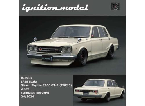 1:18 Nissan Skyline 2000 GT-R (PGC10), fehér