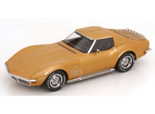 1:18 Chevrolet Corvette C3 1972 removable roof parts and sidepipes arany metallic.