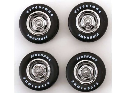 1:18 Tire Set with rims, Firestone USA