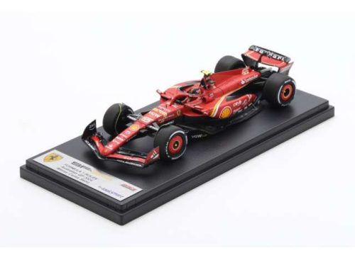 1:43 2024 Scuderia Ferrari SF24 #55 Carlos Sainz Winner Australian GP *Resin Serie*, piros