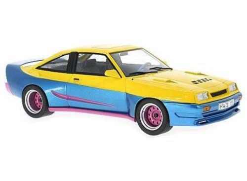 1:18 1991 Opel Manta B Mattig, sárga/kék