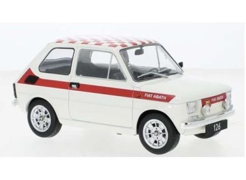 1:18 Fiat 126 *Abarth-Look*, fehér/piros