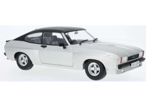 1:18 1975 Ford Capri Mk II X-Pack, ezüst/matt fekete