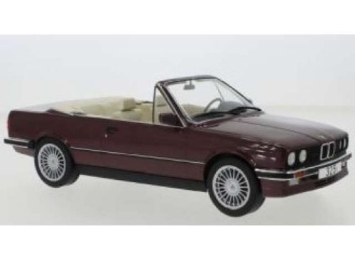 1:18 1985 BMW 325i(E30) Cabriolet, darkpiros metallic