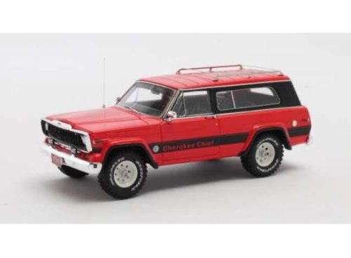 1:43 1980-1983 Jeep Cherokee Chief (SJ), piros