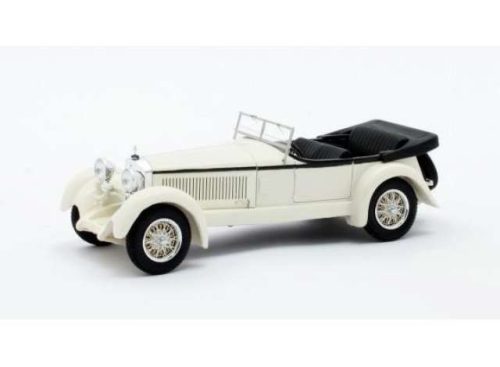 1:43 1927 Mercedes-Benz 680S Tourer Sindelfingen #35255 open, fehér