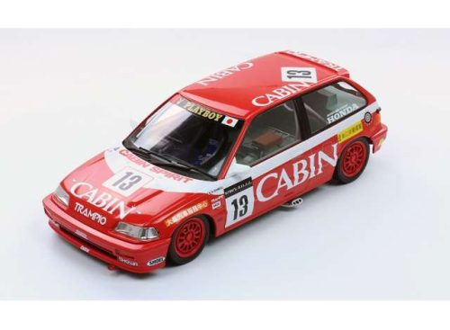 1988 Honda Civic EF3 #13 Macau GP *Cabin* *Diecast Sealed Body Series*, piros