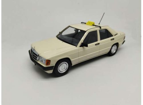 1:18 1993 Mercedes 190 W201 Taxi Germany, creme