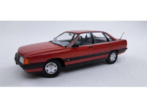 1:18 1989 Audi 100 C3, tornado bright piros