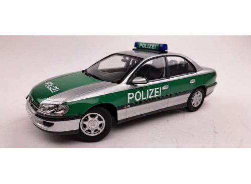 1:18 1996 Opel Omega B *German Polizei*, ezüst/kék