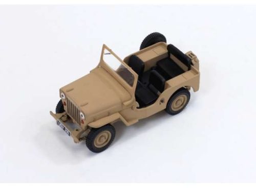 1:43 1953 Willys Jeep CJ-3B, desert sand.