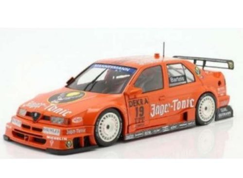 1:18 1995 Alfa Romeo 155 V6 TI #19 ITC *Jäger-Tonic* Race Helsinki Michael Bartels, narancs 