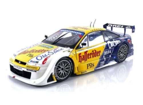 1:18 1995 Opel Calibra V6 4x4 #1 Klaus Ludwig Team Rosberg Winner Race- DTM/ITC, kék/fehér/sárga