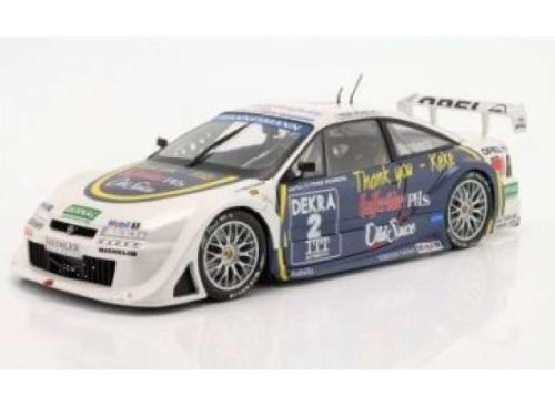 1:18 1995 Opel Calibra V6 4x4 Keke Rosberg #2 - DTM Hockenheim *Thank you Keke*, fehér/kék