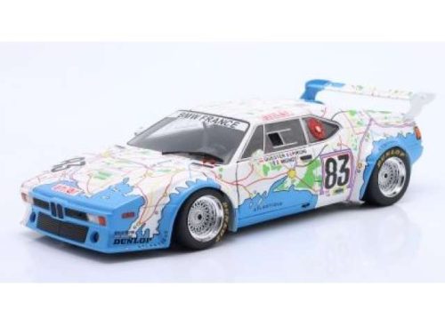 1:18 1980 BMW M1 #83 Quester/Pironi/Mignot 24h LeMans, kék/fehér