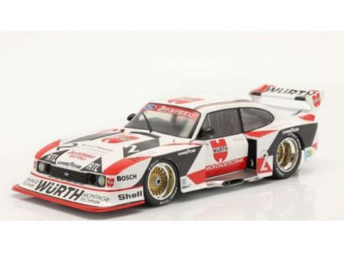 1:18 1981 Ford Capri Gruppe 5 *Würth* Klaus Ludwig DRM Champion, fehér/piros/fekete