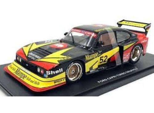 1:18 1978 Ford Capri Turbo Gruppe 5 #52 Hans Heyer, Mempe DRM, fekete/sárga/piros