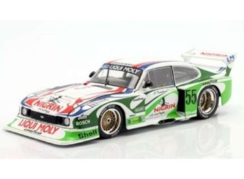 1:18 1981 Ford Capri Gruppe 5 #55 M. Winkelhock DRM Champion, fehér/zöld