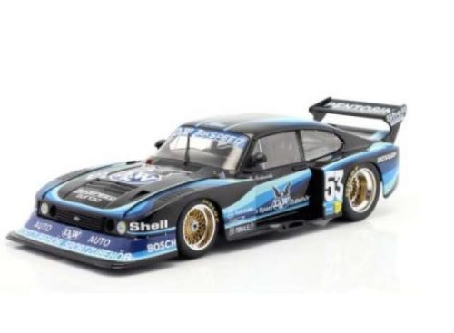 1:18 1981 Ford Capri Gruppe 5 #53 Klaus Niedzwiedz DRM Champion, fekete/kék