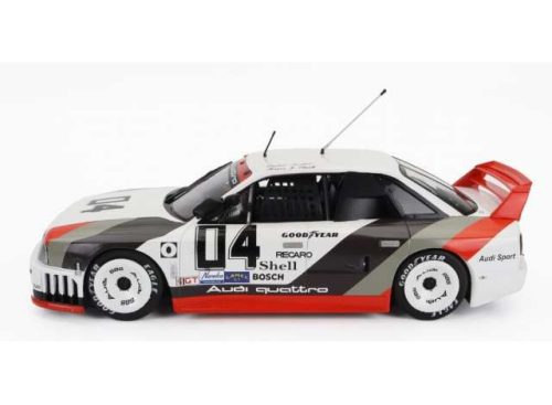 1:18 1989 Audi 90 IMSA GTO #04 Rohrl Miller High Life 500km IMSA, fehér/piros/fekete