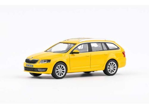 1:43 2013 Skoda Octavia III Combi, sárga taxi