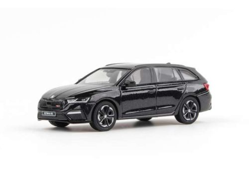 1:43 2020 Skoda Octavia IV Combi RS, magic fekete metallic