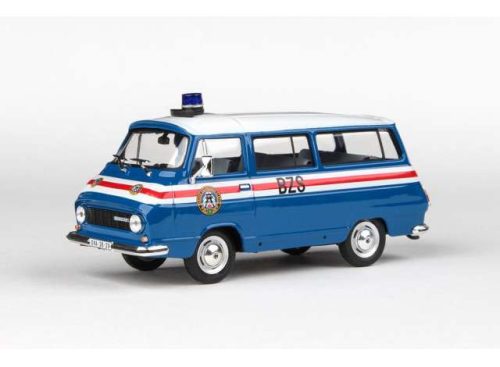 1:43 1974 Skoda 1203 Mining Rescue Service, kék/fehér/piros