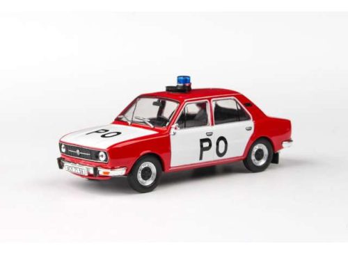 1:43 1977 Skoda 105L Fire Brigade, fehér/piros