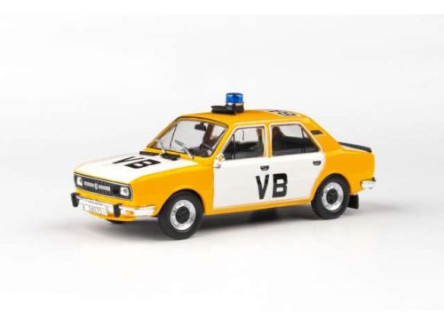 1:43 1982 Skoda 120L Czechoslovak Communist Police, fehér/narancs