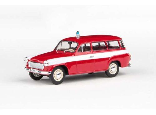 1:43 1964 Skoda 1202 Fire Brigade, piros/fehér