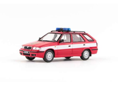 1:43 1998 Skoda Felicia FL Combi Fire Brigade, piros/fehér