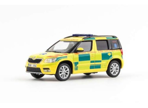 1:43 2013 Skoda Yeti FL EMS Of Pardubice Region 161, sárga/zöld