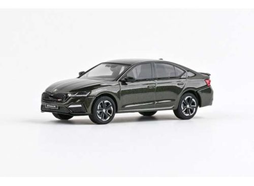 1:43 2020 Skoda Octavia IV RS, khaki zöld metallic