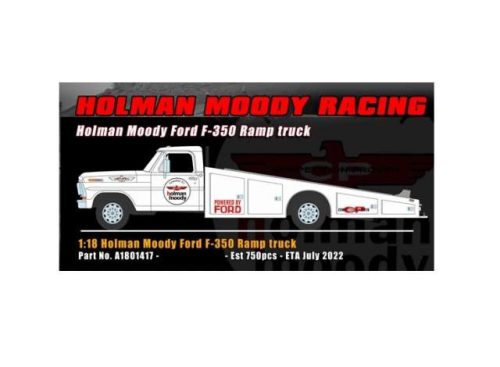 1:18 Ford F-350 Ramp Truck *Holman Moody Racing*, fehér/piros