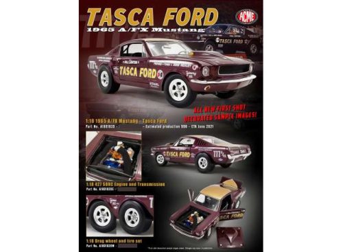 1965 Ford Mustang A/FX *Tasca Ford* Bill Lawton, dark brown